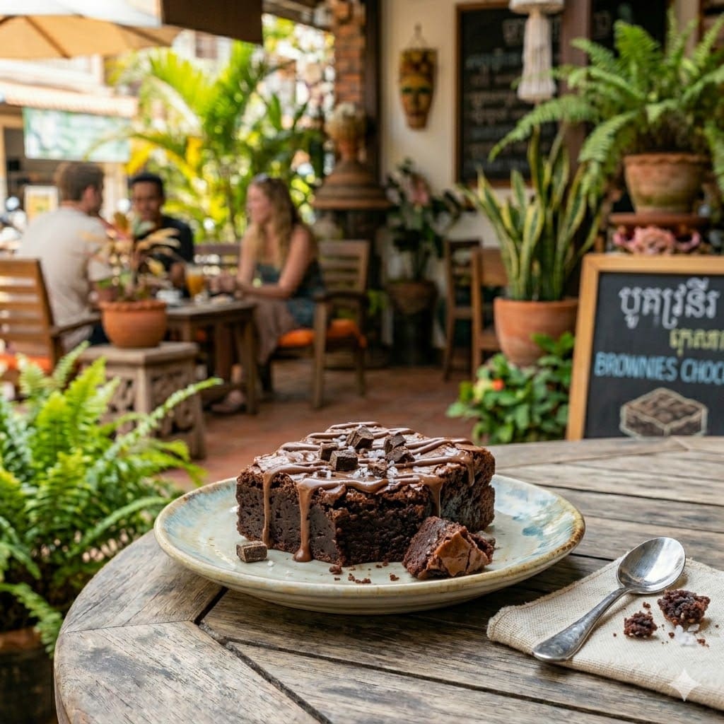 Brownies Choco dari Thirty Three Brew dengan tampilan clean dan modern